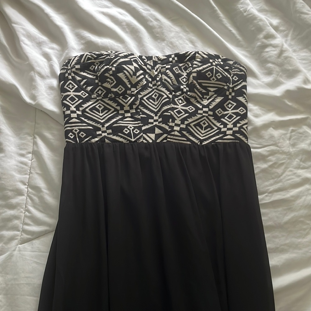 Black maxi dress